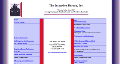Desktop Screenshot of inspectionbureau.com