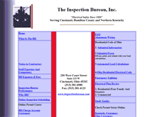 Tablet Screenshot of inspectionbureau.com